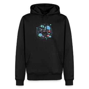 Astrofotografie Kamera Astronomische Astronomie - Männer Premium Bio Hoodie - Schwarz - Vorne - Nico (187cm)