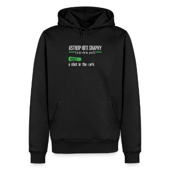 Astrofotografie Kamera Astronomische Astronomie - Männer Premium Bio Hoodie - Schwarz - Vorne - Nico (187cm)