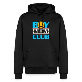 Junge Mama Beste Mama aller Zeiten Mutterschaft Muttertag - Männer Premium Bio Hoodie - Schwarz - Vorne - Nico (187cm)