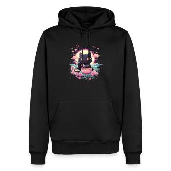 Pastel Goth Lover Kawaii Emo Soft Grunge Esthétique - Sweat à capuche Premium bio Homme - noir - Devant - Nico (187cm)