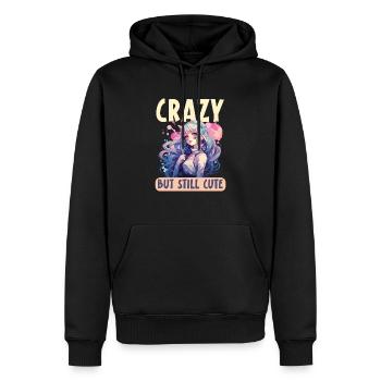 Pastel Goth Lover Kawaii Emo Soft Grunge Esthétique - Sweat à capuche Premium bio Homme - noir - Devant - Nico (187cm)