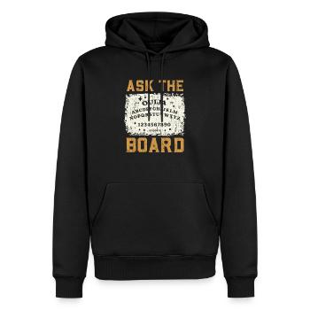 Ouija-Brett Paranormaler Geist Brett Halloween - Männer Premium Bio Hoodie - Schwarz - Vorne - Nico (187cm)