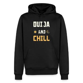 Ouija-Brett Paranormaler Geist Brett Halloween - Männer Premium Bio Hoodie - Schwarz - Vorne - Nico (187cm)