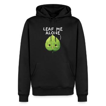 Leaf Peeping Autumn Leaf Peeper Fall Foliage - Men’s Premium Organic Hoodie - black - Front - Nico (187cm)