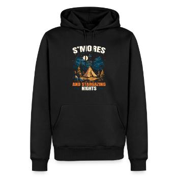 Glamping Camper Nature Camp Tente Happy Glamper - Sweat à capuche Premium bio Homme - noir - Devant - Nico (187cm)