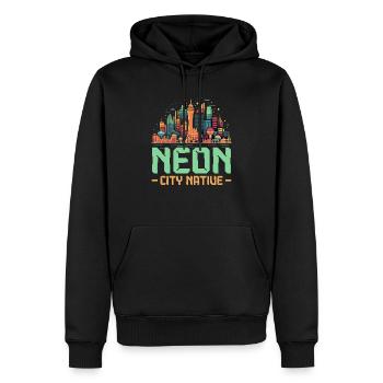 Bundesstaat Las Vegas, Nevada, USA, Amerika, Vereinigte Staaten - Männer Premium Bio Hoodie - Schwarz - Vorne - Nico (187cm)