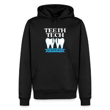 Kieferorthopädischer Assistent Beruf Zahnarzt Zahnarzt - Männer Premium Bio Hoodie - Schwarz - Vorne - Nico (187cm)