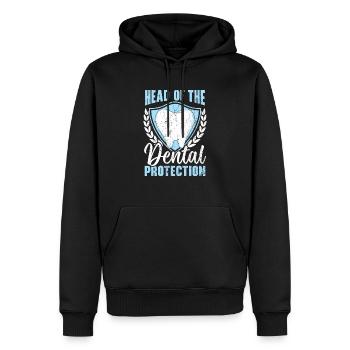 Kieferorthopädischer Assistent Beruf Zahnarzt Zahnarzt - Männer Premium Bio Hoodie - Schwarz - Vorne - Nico (187cm)