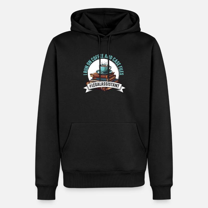 Juristischer Assistent Jurastudent Beruf Rechtsanwaltsfachangestellte - Männer Premium Bio Hoodie - Schwarz