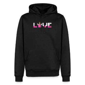 Master Builder Bricks Blocks Play Building Blocks - Men’s Premium Organic Hoodie - black - Front - Nico (187cm)