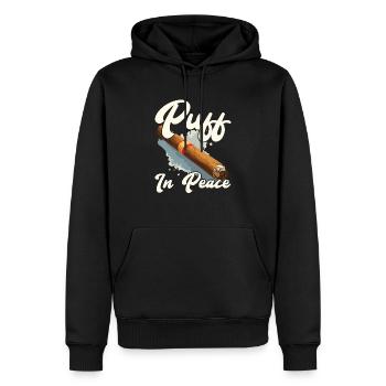 Zigarre Rauchen Tabak Rauch Zigarette Raucher Zigarre - Männer Premium Bio Hoodie - Schwarz - Vorne - Nico (187cm)