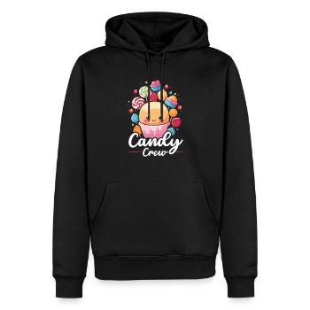 Süßigkeiten herstellen Süßigkeiten herstellen Süßigkeitenherstellung Ich liebe Süßigkeiten - Männer Premium Bio Hoodie - Schwarz - Vorne - Nico (187cm)
