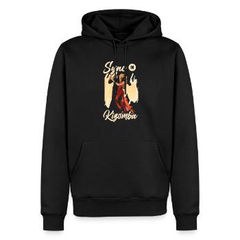 Kizomba Tanz Bachata Angola Tanz Urban Kiz - Männer Premium Bio Hoodie - Schwarz - Vorne - Nico (187cm)