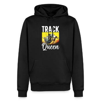 Greyhound Racing Dog Race Greyhound Race Propriétaire de lévrier - Sweat à capuche Premium bio Homme - noir - Devant - Nico (187cm)