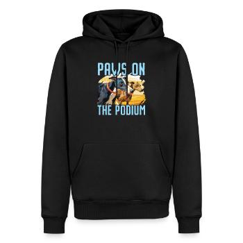 Greyhound Racing Dog Breed Race Greyhound Owner - Männer Premium Bio Hoodie - Schwarz - Vorne - Nico (187cm)