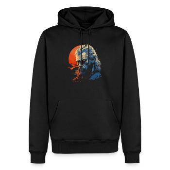 GN GN GN Jeu vidéo de rôle en direct - Sweat à capuche Premium bio Homme - noir - Devant - Nico (187cm)