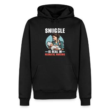 Examinierte Krankenschwester Medizinische Medizin Neugeborene Krankenschwester - Männer Premium Bio Hoodie - Schwarz - Vorne - Nico (187cm)