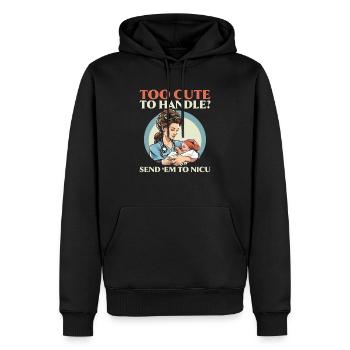 Examinierte Krankenschwester Medizinische Medizin Neugeborene Krankenschwester - Männer Premium Bio Hoodie - Schwarz - Vorne - Nico (187cm)
