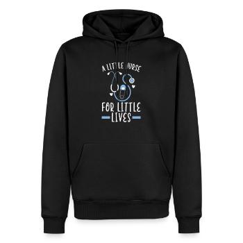 Examinierte Krankenschwester Medizinische Medizin Neugeborene Krankenschwester - Männer Premium Bio Hoodie - Schwarz - Vorne - Nico (187cm)
