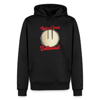 Snare Drum Musikinstrument Musiker Schlagzeuger - Männer Premium Bio Hoodie - Schwarz - Vorne - Nico (187cm)