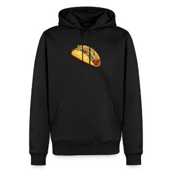 Birria Tacos Cuisine mexicaine Mexique Cuisine Foodie - Sweat à capuche Premium bio Homme - noir - Devant - Nico (187cm)