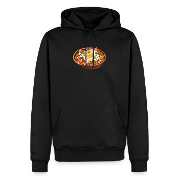 Chilaquiles Mexican Food Mexico Cuisine Foodie - Men’s Premium Organic Hoodie - black - Front - Nico (187cm)