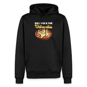 Chilaquiles Mexican Food Mexico Cuisine Foodie - Men’s Premium Organic Hoodie - black - Front - Nico (187cm)