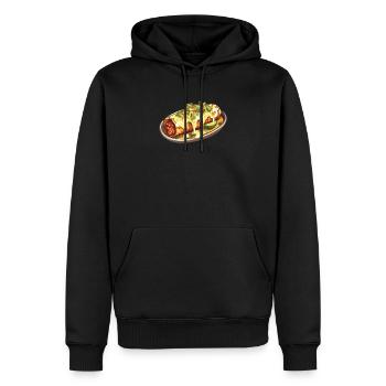 Enchilada Lover Mexican Food Mexico Cuisine Foodie - Men’s Premium Organic Hoodie - black - Front - Nico (187cm)