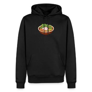 Pozole Liebhaber Mexikanisches Essen Mexiko Küche Feinschmecker - Männer Premium Bio Hoodie - Schwarz - Vorne - Nico (187cm)
