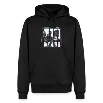 Speedrunning Video Game Player Gamer Gaming - Men’s Premium Organic Hoodie - black - Front - Nico (187cm)