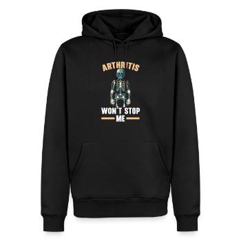 Juvenile Arthritis Awareness Autoimmunerkrankung - Männer Premium Bio Hoodie - Schwarz - Vorne - Nico (187cm)