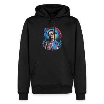Juvenile Arthritis Awareness Autoimmunerkrankung - Männer Premium Bio Hoodie - Schwarz - Vorne - Nico (187cm)