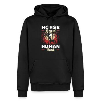Zentaur Fabelwesen Griechische Mythologie - Männer Premium Bio Hoodie - Schwarz - Vorne - Nico (187cm)