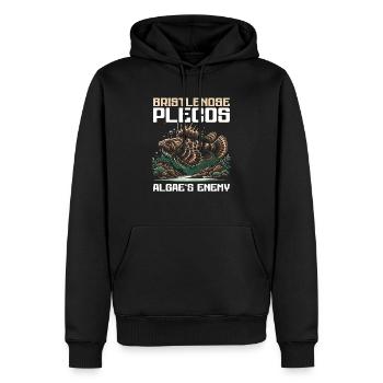 Bristlenose Plecos Fish Lover Freshwater Aquarium - Men’s Premium Organic Hoodie - black - Front - Nico (187cm)