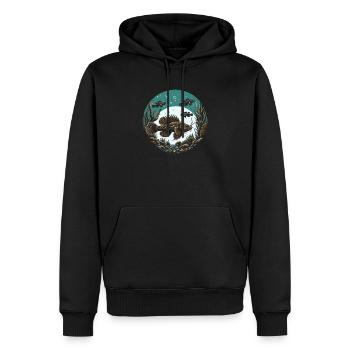 Borstennase Plecos Fischliebhaber Süßwasseraquarium - Männer Premium Bio Hoodie - Schwarz - Vorne - Nico (187cm)
