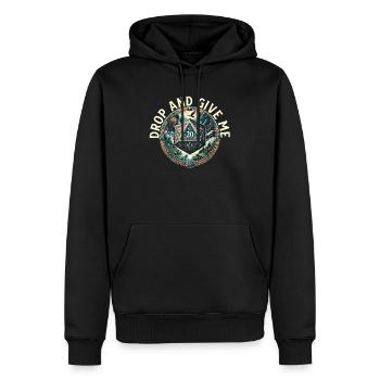Jeu de rôle RPG Maître du jeu vidéo Gamer - Sweat à capuche Premium bio Homme - noir - Devant - Nico (187cm)