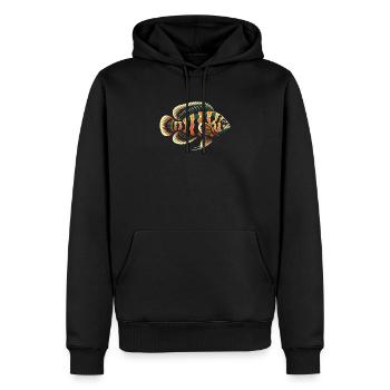 Oscar Fischliebhaber Süßwasser-Aquaristik - Männer Premium Bio Hoodie - Schwarz - Vorne - Nico (187cm)