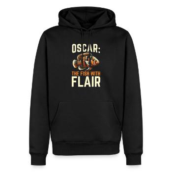 Oscar Fischliebhaber Süßwasser-Aquaristik - Männer Premium Bio Hoodie - Schwarz - Vorne - Nico (187cm)