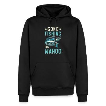Wahoo Fischfänger Fischer Fischer Angeln - Männer Premium Bio Hoodie - Schwarz - Vorne - Nico (187cm)