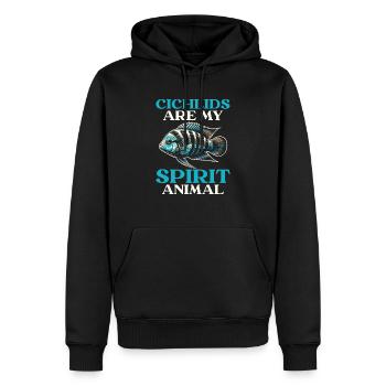 Buntbarsch Fischliebhaber Süßwasser Aquaristik Aquarium - Männer Premium Bio Hoodie - Schwarz - Vorne - Nico (187cm)