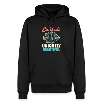 Buntbarsch-Fischliebhaber Süßwasser-Aquaristik - Männer Premium Bio Hoodie - Schwarz - Vorne - Nico (187cm)