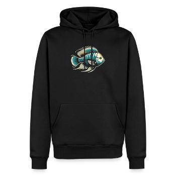 Buntbarsch Fischliebhaber Süßwasser Aquaristik Aquarium - Männer Premium Bio Hoodie - Schwarz - Vorne - Nico (187cm)