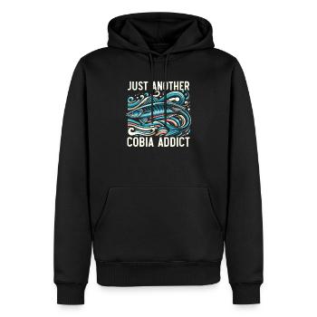 Cobia Angeln Liebhaber Fischfänger Fischer - Männer Premium Bio Hoodie - Schwarz - Vorne - Nico (187cm)