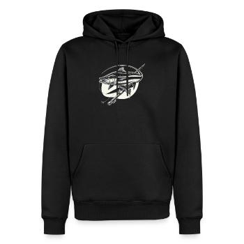Cobia Angeln Liebhaber Fischfänger Fischer - Männer Premium Bio Hoodie - Schwarz - Vorne - Nico (187cm)