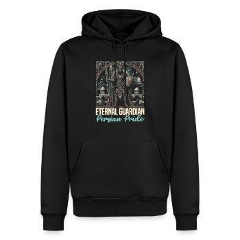 Persian Immortal Achaemenid Empire Persian Warrior - Men’s Premium Organic Hoodie - black - Front - Nico (187cm)