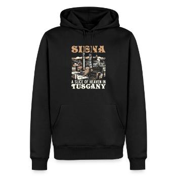 Siena Italien Reisen Urlaub Italienisch Ich liebe Italien - Männer Premium Bio Hoodie - Schwarz - Vorne - Nico (187cm)