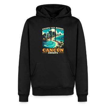 Cancún Mexiko Pride Urlaub Mexiko Reisen Mexiko - Männer Premium Bio Hoodie - Schwarz - Vorne - Nico (187cm)