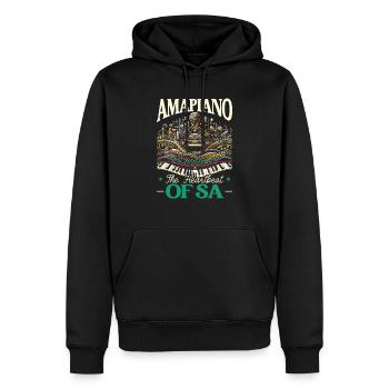 Amapiano Südafrikanischer Musikliebhaber Afrobeat - Männer Premium Bio Hoodie - Schwarz - Vorne - Nico (187cm)