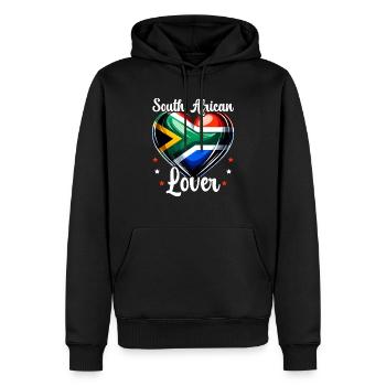 Südafrika Pride Johannesburg Südafrikanische Flagge - Männer Premium Bio Hoodie - Schwarz - Vorne - Nico (187cm)