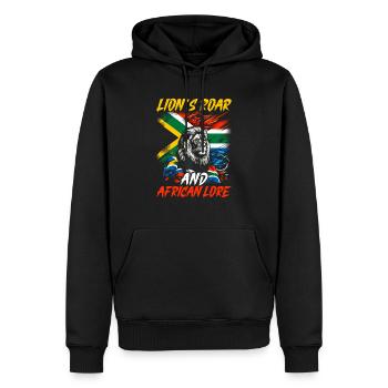 Südafrika Pride Johannesburg Südafrikanische Flagge - Männer Premium Bio Hoodie - Schwarz - Vorne - Nico (187cm)